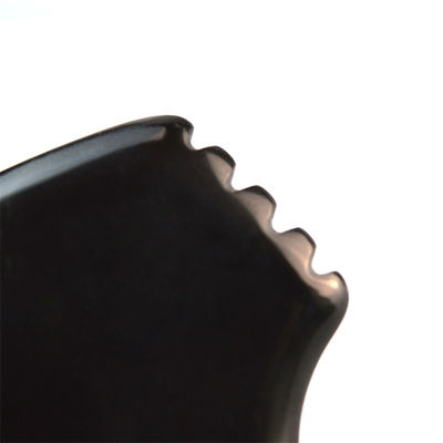 Muskelmassage Funktion Dreiecksform Natur schwarzer Bian Stein Gua Sha Schablone für Gesichts- und Körpermassage Spa