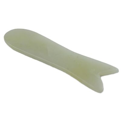 Körpermassager Eigenschaften Massager Xiuyan Jade Fisch Gua Sha Gesichtspflege-Tool Anti-Aging Guasha Gesichts-Tool