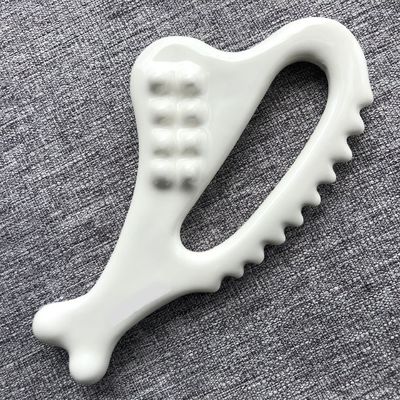 Hautpflege Gua Sha Gesichtsmassager Guasha Lymphdrainage-Werkzeug für Gesicht und Körpermassage Keramik Guasha Board