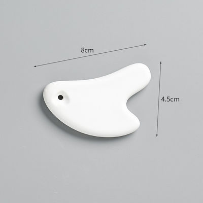 Selbstpflege Spa Gesichtslifting Schönheitssalon Ausrüstung Herzform Mini-Massage Keramik Gua Sha Werkzeug für Gesichtsmassager