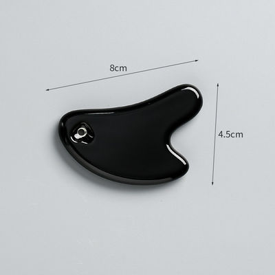 Selbstpflege Spa Gesichtslifting Schönheitssalon Ausrüstung Herzform Mini-Massage Keramik Gua Sha Werkzeug für Gesichtsmassager