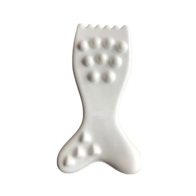 Keramisches Gua Sha Gesichtsmassager-Werkzeug kundenspezifisches Logo Guasha Brett für Gesichts-Körper Haut SPA Akupunktur-Therapie Massage
