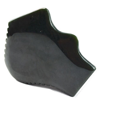 Polierter technischer Nephrit Jade Guasha Werkzeuge Gua Sha Brett zur Verbesserung der Blutzirkulation Form