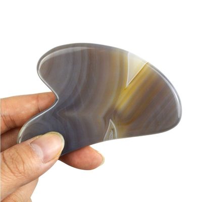 Gesichtsmassager Herzform Naturagath Gua Sha Massagetool für Körpermuskeln Selbstpflege Spa Gesichtslifting Schönheitssalon