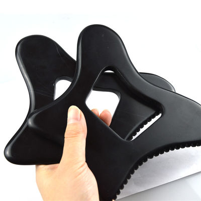 Körpermassage 2024 100% natürliche schwarze Bianstone Massage Guasha Werkzeuge Gesichtsmassage Jade Guasha Stein Board