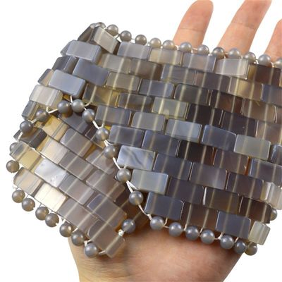 Graue Jade Stein Augenmaske für Massagetools und Heilsteine Achat Gesichtsmaske