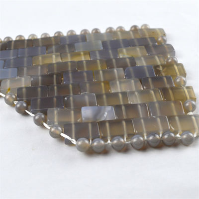 Graue Jade Stein Augenmaske für Massagetools und Heilsteine Achat Gesichtsmaske