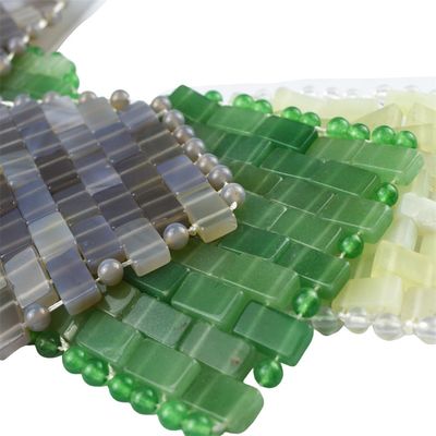 Graue Jade Stein Augenmaske für Massagetools und Heilsteine Achat Gesichtsmaske