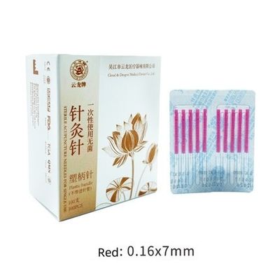 Massagetools 100 PCS weniger Schmerz Farbiger Kunststoffgriff Akupotomie Nadeln Kleines Messer Nadel für ein individuelles Logo erhältlich