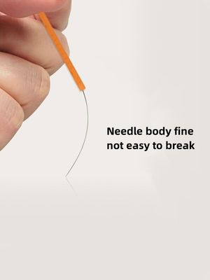 Massagetools 100 PCS weniger Schmerz Farbiger Kunststoffgriff Akupotomie Nadeln Kleines Messer Nadel für ein individuelles Logo erhältlich