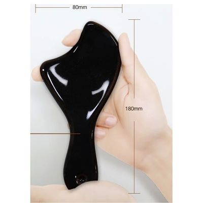 Verbessern Sie Ihre Hautpflege mit Körpermassager Keramikmassage Guasha Schaben Gesicht Akupunktur Gua Sha Board