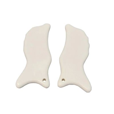 110*50mm Keramik Guasha Tool für Körperpflege Gesichts-Gua Sha Massagebrett zum Verringern von Kopfschmerzen Hals Rückenschmerzen und mehr