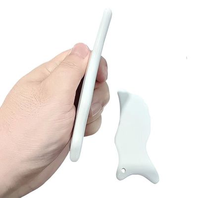 110*50mm Keramik Guasha Tool für Körperpflege Gesichts-Gua Sha Massagebrett zum Verringern von Kopfschmerzen Hals Rückenschmerzen und mehr