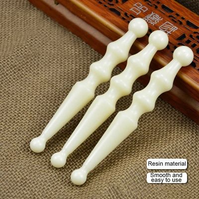 Massage-Stift Natürliche Harz Fußmassager Stick Back Akupunktur Chinesische Medizin Guasha Schönheitsmittel für Gesichtsmassage