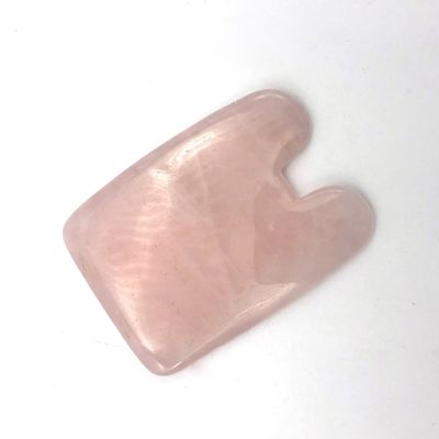 Fischform Rose Quarz Kristallpulver Guasha Gesicht Gua Sha Werkzeuge für natürliche Jade Gesundheitsversorgung Gebärmutterhalsmassage Schmerzlinderung