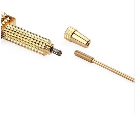 Körpermassage Ausrüstung Spikey Messing Handbuch Akupressur Reflexologie Stick für Gesundheit und Gewebe Massage