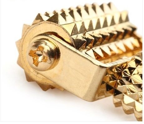 Körpermassage Ausrüstung Spikey Messing Handbuch Akupressur Reflexologie Stick für Gesundheit und Gewebe Massage