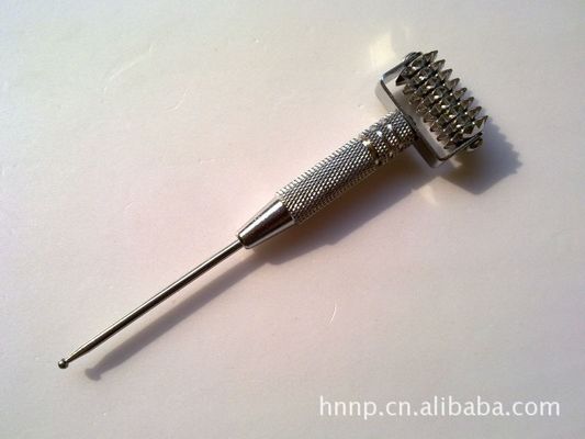 Körpermassage Ausrüstung Spikey Messing Handbuch Akupressur Reflexologie Stick für Gesundheit und Gewebe Massage
