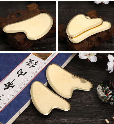 Körpermuskeln Messing-Scraping-Werkzeuge für Gesichtsmassage Entgiftung Gesundheitsfürsorge Kupfer GuaSha Board Erleichterung von Müdigkeit Cellulite Massager