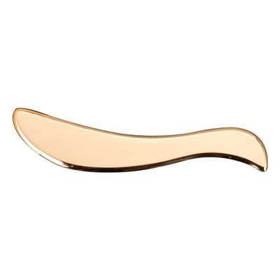 Körpermassage Gua Sha Tool Kit Messing Platte Schaben Massage Konkave Form Brett für Nacken und Beine