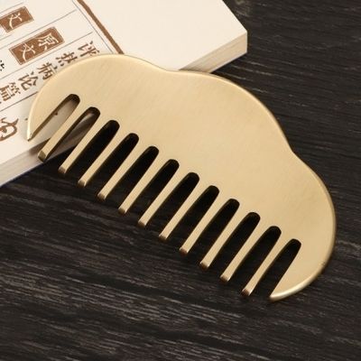 Facial Guassha Scraping Tool 100% Messing Gua Sha Kamm zur Verbesserung der Blutzirkulation und Massage