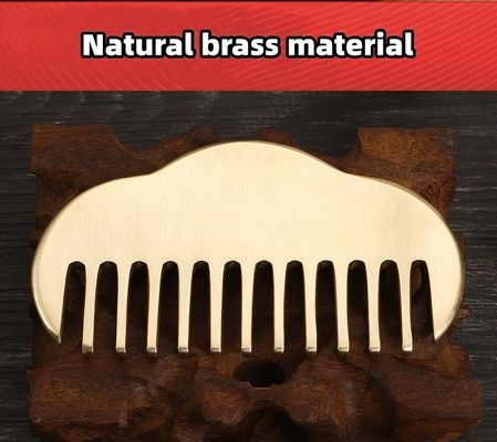 Facial Guassha Scraping Tool 100% Messing Gua Sha Kamm zur Verbesserung der Blutzirkulation und Massage