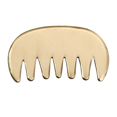Körpermuskeln Natürliche Messing Gua Sha Board Kopfhaut Massage Kamm Guasha Stein Kopf Massager Haar Gesundheitspflege Salon Schönheitsmittel