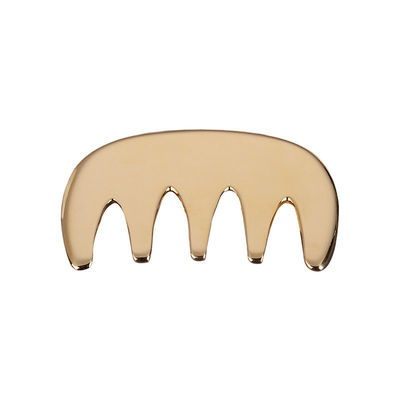 Kupfer Guasha Massagegeräte Metall Messing Haare Gua sha Kamm Akupunktur Scalping Point Apparat für den Kopf Akupunktur Kamm
