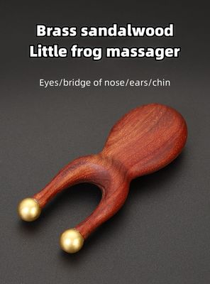 Körpergesundheit Massage Funktion Messing Sandelholz Handbuch Akupressur Reflexologie Massage Guasha Werkzeug Für Augen Nase Ohrpflege