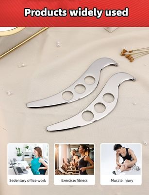 Edelstahl-Scraping-Board für eine effektive Muskelmassage und Spannungslinderung