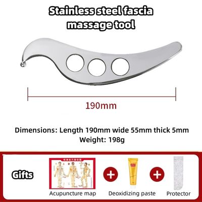 Edelstahl-Scraping-Board für eine effektive Muskelmassage und Spannungslinderung