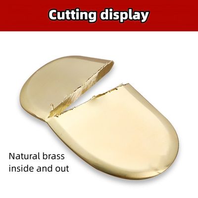 Personalisiertes Logo verfügbard Messing Metall Gua Sha Schraubbrett für Gesichts-Spa Massager Meridian Massage Hautpflege-Tool Zuhause