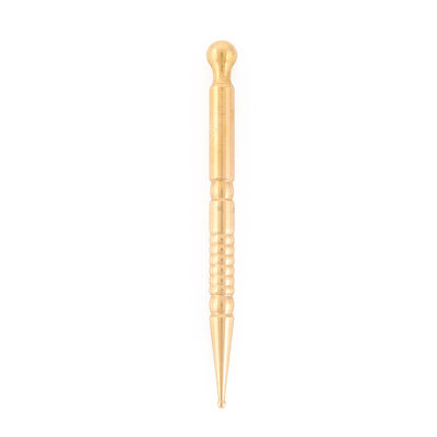Customized Logo Availabled Messing Griff 2024 Stil Kupfer Auge Ohr Gua Sha Massage Stick für Gesichts Akupunktur Import