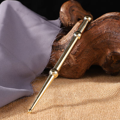 Customized Logo Availabled Messing Griff 2024 Stil Kupfer Auge Ohr Gua Sha Massage Stick für Gesichts Akupunktur Import