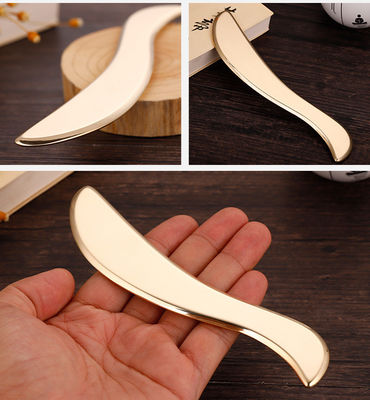 Körpermassager S-Form Naturbraz Metall Gua Sha Schraubbrett Guasha Gesichts-Spa Meridian Massage Hautpflege Schönheitsmittel