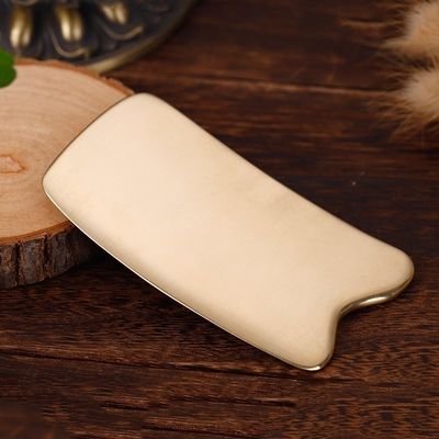 Eigenschaften Massageausrüstung Natürliche Messing Metall Gua Sha Brett für Muskelmassage und Gesichts-Spa Massager Werkzeug