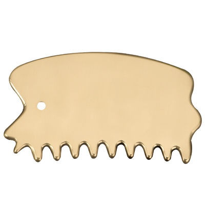 Körper Muskeln Massagetool Natürliche Messing Gua Sha Brett Kopfhaut Kamm Guasha Stein Kopf Massager Haar Gesundheit Pflege Salon Schönheit