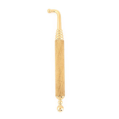 Ganzkörpermassagebereich Ellenbogen Messing Kupfer Handbuch Akupressur Reflexologie Stift für vergoldetes Gewebe Massage Stick