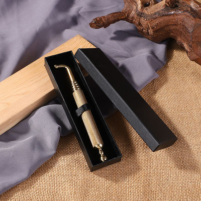 Ganzkörpermassagebereich Ellenbogen Messing Kupfer Handbuch Akupressur Reflexologie Stift für vergoldetes Gewebe Massage Stick