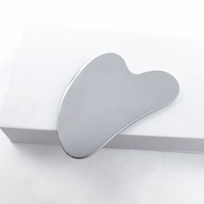 Körper Muskeln Herz Form Edelstahl Metall Gua Sha Schrauben Guasha Brett Gesichts-Spa Massager Meridian Massage Hautpflege Schönheitssalons Werkzeug