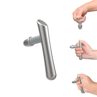 Edelstahl-T-Bar-Massagetool zielt perfekt auf Triggerpunkte ab. Myofasziale Freisetzungstherapie und Tiefgewebemotor.