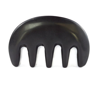 Körpermassager Natürlicher Schwarzer Bian Stein Gua Sha Schaben Kamm Guasha Gesichts Körper Spa Massagetool Hautpflege Schönheitssalon Tool