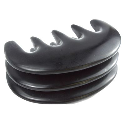 Körpermassager Natürlicher Schwarzer Bian Stein Gua Sha Schaben Kamm Guasha Gesichts Körper Spa Massagetool Hautpflege Schönheitssalon Tool
