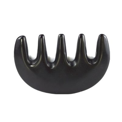 Körpermassager Natürlicher Schwarzer Bian Stein Gua Sha Schaben Kamm Guasha Gesichts Körper Spa Massagetool Hautpflege Schönheitssalon Tool