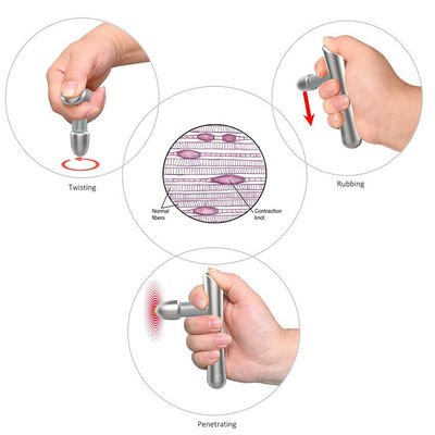 Massagetool T-Form Edelstahl Handbuch Reflexologie Akupunkturtherapie für Körpergesundheit Pflege Gewebetherapie IASTM