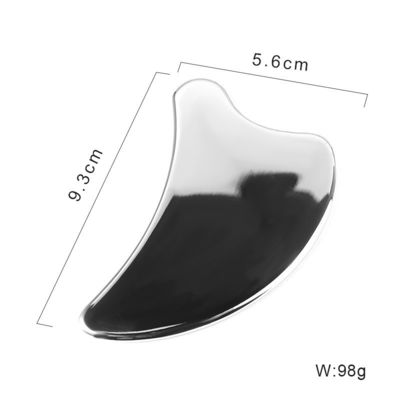 Bestseller Edelstahl Gua Sha Kopfhaut Massage Kamm Guasha Stein Kopf Massager Haar Gesundheitspflege Salon Schönheit