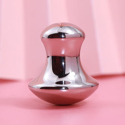 Personalisiertes Logo erhältlichd heiße Edelstahl Pilzform Gua Sha Massager für Gesichtsschönheit Körper Hautpflege Entspannung