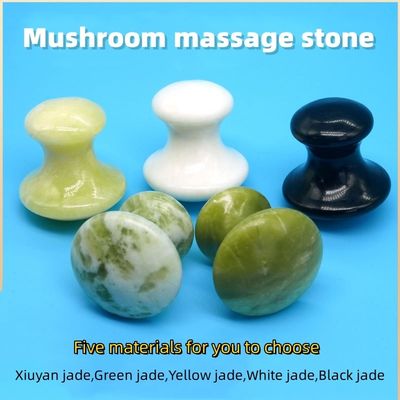 Personalisiertes Logo verfügbard Pilzform Schönheitswalze für Gesicht Massager Augen Hals Pflege Handheld Gesichts entspannende Werkzeuge