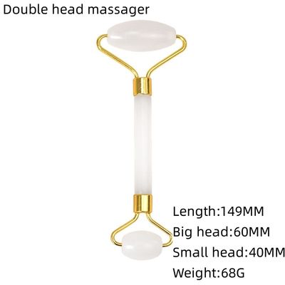Muskelmassage Afghanische weiße Jade-Rolle und Gua Sha-Set für Körpermassage mit natürlichem Jade-Guasha-Stein