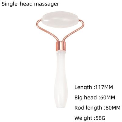 Muskelmassage Afghanische weiße Jade-Rolle und Gua Sha-Set für Körpermassage mit natürlichem Jade-Guasha-Stein